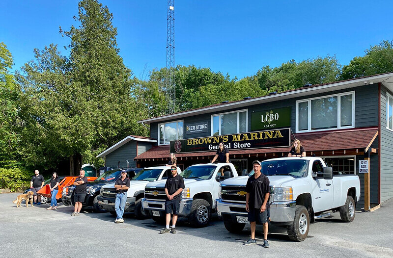 Welcome to Brown's Marina